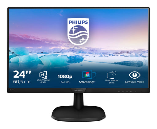 EAN 8712581742331 - Philips V Line 243V7QDSB/00 pantalla para PC 60,5 cm (23.8") 1920 x 1080 Pixeles LED Negro imagen 2