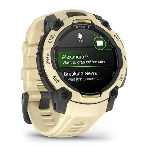 EAN 753759357122 - Garmin Instinct 3 AMOLED 3,05 cm (1.2") 45 mm Digital 390 x 390 Pixeles Pantalla táctil Beige, Gris GPS (s imagen 2