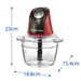 EAN 5038061162844 - Russell Hobbs 27130-56 picadora eléctrica de alimentos 0,5 L 200 W Negro, Rojo, Transparente imagen 7