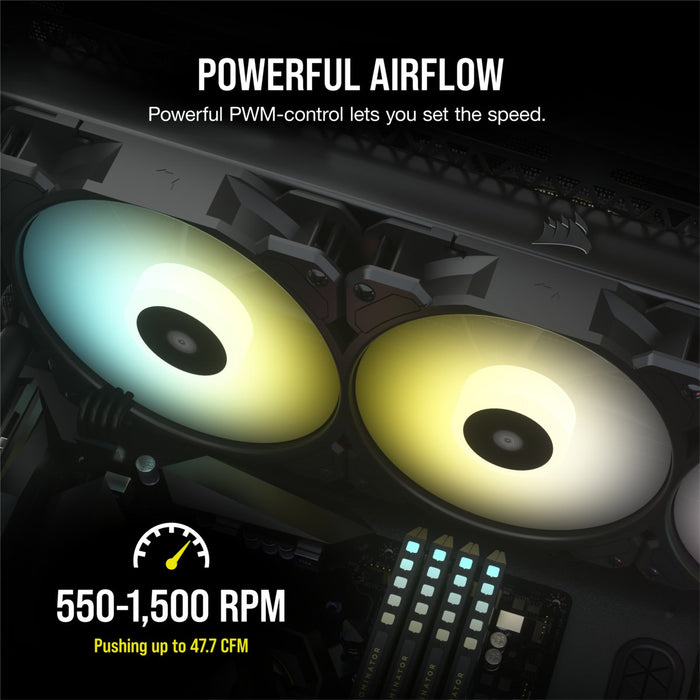 EAN 840006636649 - Corsair SP120 RGB ELITE Carcasa del ordenador Ventilador 12 cm Negro 1 pieza(s) imagen 16