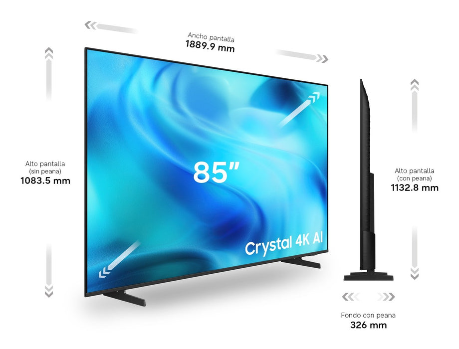 EAN 8806099028022 - Samsung TU85U8075HU 2,16 m (85") 4K Ultra HD Wifi Negro imagen 13