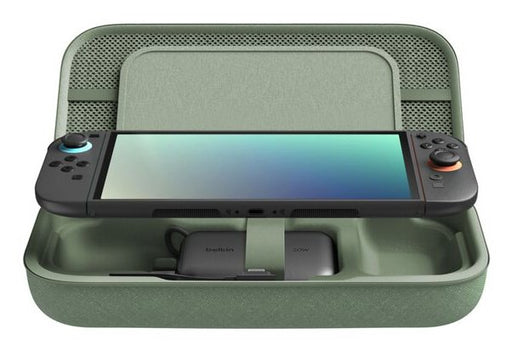 EAN 745883929474 - Belkin ENA001hqSE-V2 Estuche de viaje Nintendo Malla, Poliéster, Terciopelo Verde imagen 2
