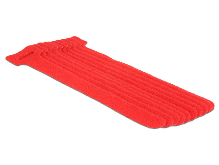 EAN 4043619186891 - DeLOCK 18689 velcro Rojo 10 pieza(s) imagen 2