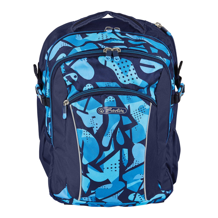 EAN 4008110344898 - Herlitz Ultimate CamoBlue mochila Mochila escolar Azul, Marina Poliéster imagen 3