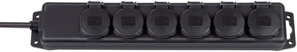 EAN 4007123575978 - Brennenstuhl 1159970 base múltiple 2 m 6 salidas AC Negro imagen 1