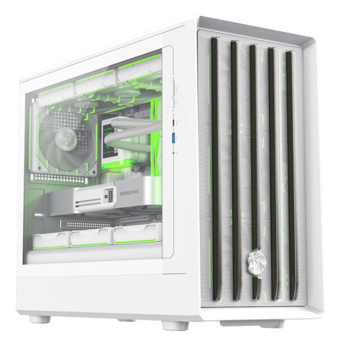 EAN 6931858778404 - GameMax CLAW 360 WH Micro Torre Blanco imagen 2