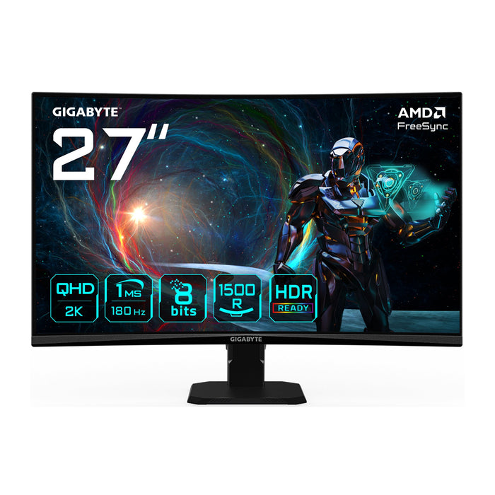 EAN 4719331863449 - GIGABYTE GS27QCA pantalla para PC 68,6 cm (27") 2560 x 1440 Pixeles Quad HD LED Negro imagen 1
