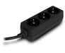EAN 8054392612541 - Ewent EW3959 base múltiple 1,5 m 3 salidas AC Interior Negro imagen 3