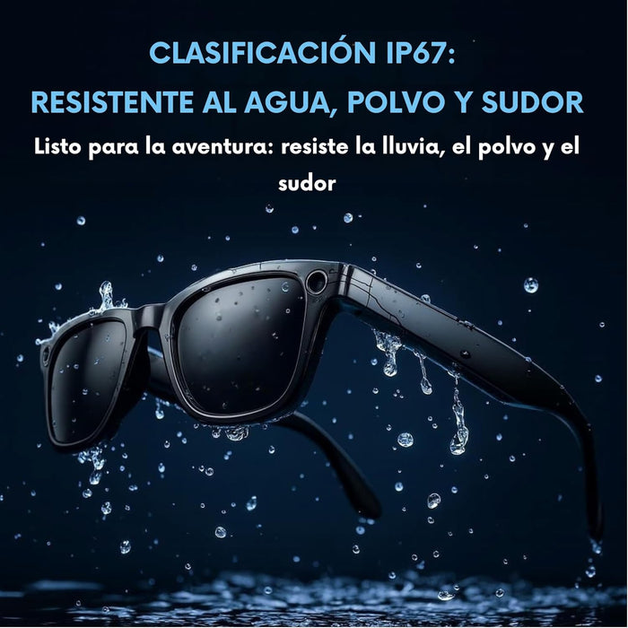 Gafas De Audio Inteligentes Smartia Vision Pro - Ia · Cámara 4k · Lentes Fotocromáticas