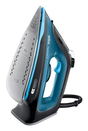 EAN 8021098003867 - Braun TexStyle 5 Plancha a vapor Suela de cerámica 2600 W Negro, Azul imagen 2