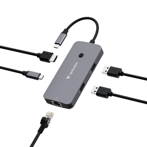 EAN 0023942321507 - Verbatim CMH-05 USB Tipo C 5000 Mbit/s Plata imagen 1