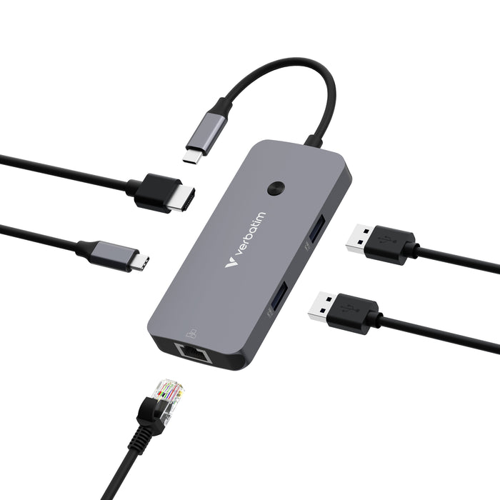 EAN 0023942321507 - Verbatim CMH-05 USB Tipo C 5000 Mbit/s Plata imagen 6