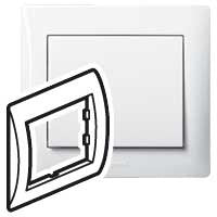 EAN 3245067710012 - Legrand 771001 placa de pared y cubierta de interruptor Blanco imagen 1