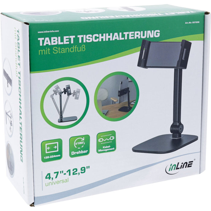 EAN 4043718317349 - InLine 55720S soporte Soporte pasivo Tablet/UMPC Negro imagen 10