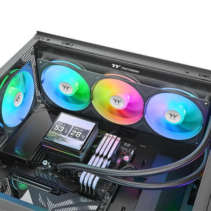 EAN 4711658545978 - Thermaltake TH360 V3 Ultra ARGB Procesador Sistema de refrigeración líquida todo en uno 12 cm Negro 1 pie imagen 5