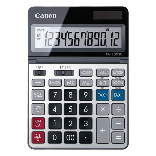 EAN 4549292104639 - Canon TS-1200TSC calculadora Escritorio Calculadora básica Metálico imagen 1