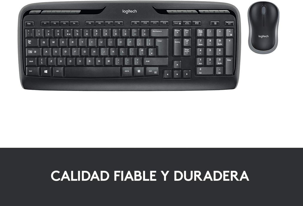 Teclado Español + Raton Logitech Mk330 Inalambrico 920-003978