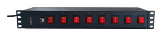 EAN 8059018367829 - Techly I-CASE STRIP-815I unidad de distribución de energía (PDU) 8 salidas AC 1.5U Negro imagen 4