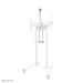 EAN 8717371449766 - Neomounts AFL-875WH1 accesorio para soporte de televisor imagen 2