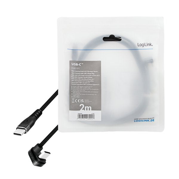 EAN 4052792069013 - LogiLink CU0191 cable USB USB 2.0 2 m USB C Negro imagen 6