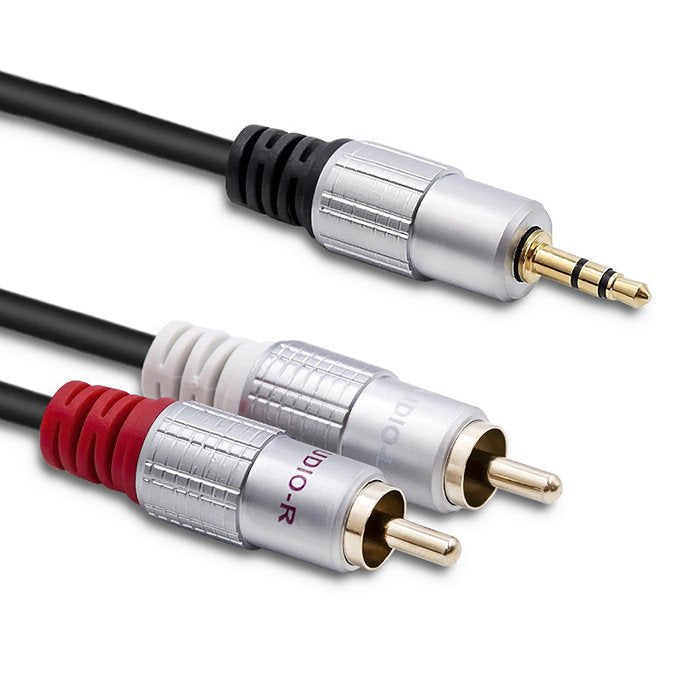 EAN 5901878523392 - Qoltec 52339 cable de audio 1 m 2 x RCA 3,5mm Negro imagen 1