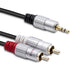 EAN 5901878523392 - Qoltec 52339 cable de audio 1 m 2 x RCA 3,5mm Negro imagen 1