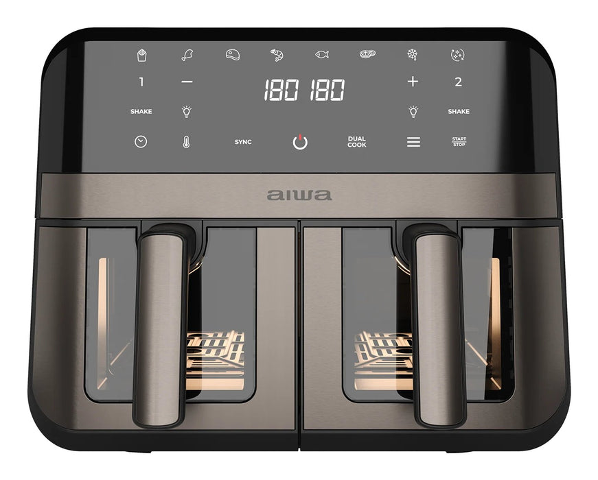 EAN 8435256810271 - Aiwa AFR-9000 Doble 9 L Independiente 2400 W Freidora de aire caliente Negro imagen 1