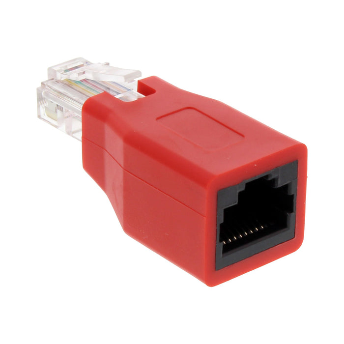 EAN 4043718140053 - InLine 69994K cambiador de género para cable RJ-45 Rojo imagen 2