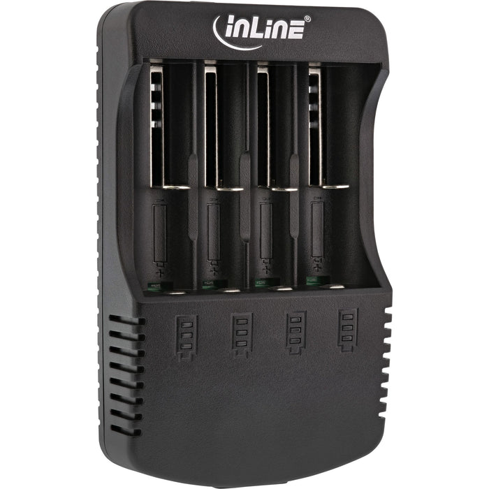 EAN 4043718277674 - InLine 01287L cargador de batería Pilas de uso doméstico Corriente alterna, CC imagen 1