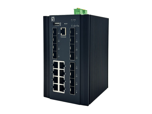 EAN 4015867239278 - LevelOne IGU-2072 switch Gestionado L2+ Gigabit Ethernet (10/100/1000) Negro imagen 1