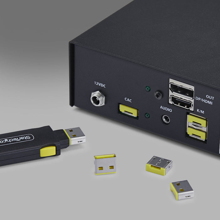 EAN 65030923743 - StarTech.com USB-A-PORT-BLOCKER bloqueador de puerto Bloqueador de puerto + clave USB tipo A Negro Plástico imagen 6