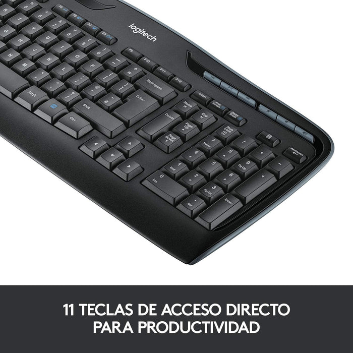 Teclado Español + Raton Logitech Mk330 Inalambrico 920-003978