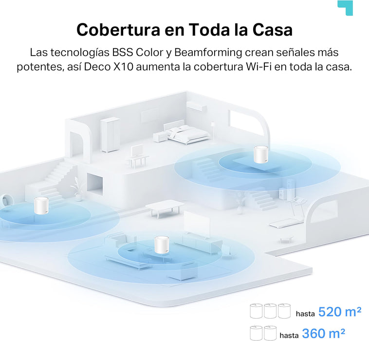Tp-Link Wl-Ap Access Point Deco X1500 Mesh-Symem 2-Pack