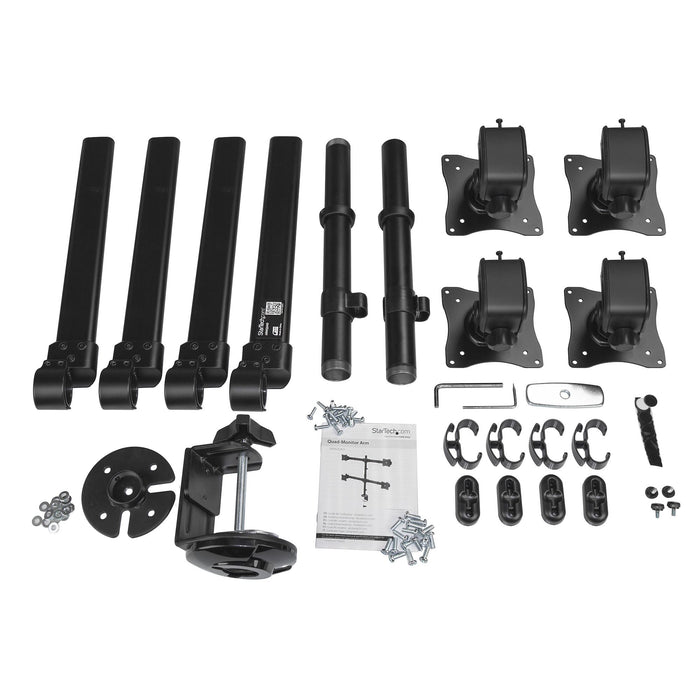 EAN 0065030867795 - StarTech.com ARMQUAD soporte para monitor 68,6 cm (27") Negro imagen 3