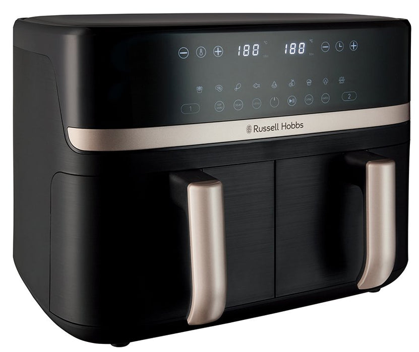 EAN 5038061168167 - Russell Hobbs SatisFry Dual Basket Heißluftfritteuse Doble 9 L Independiente 2800 W Freidora de aire cali imagen 1