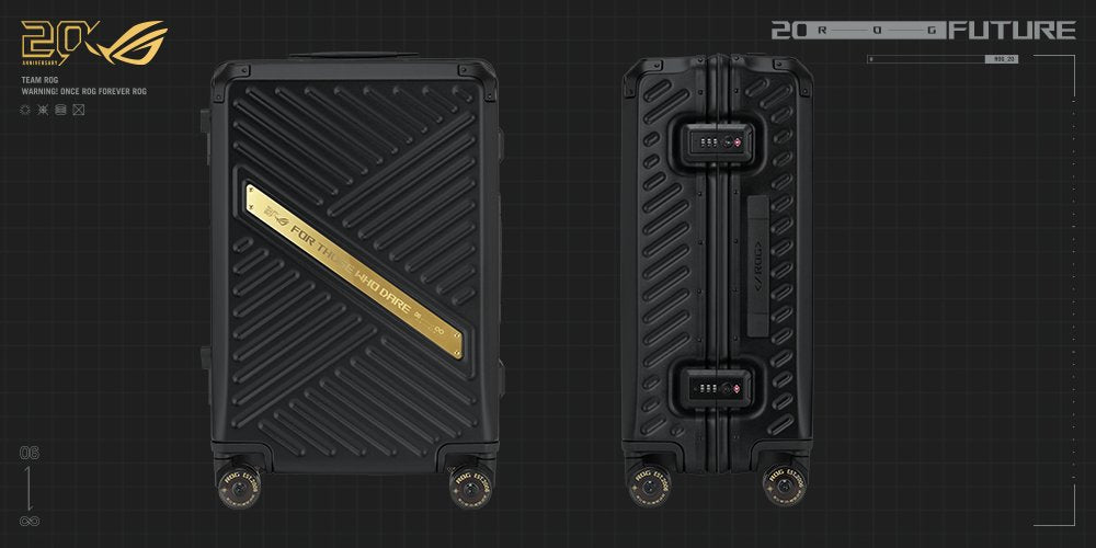 EAN 4711636589734 - ASUS ROG SLASH Hard-Case Luggage Edition 20 Tranvía Armazón duro Negro Policarbonato (PC) imagen 13