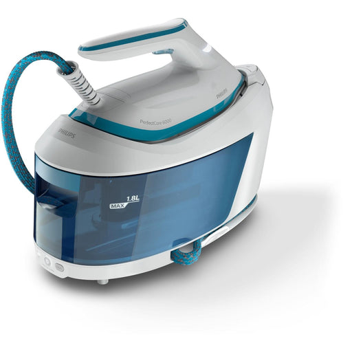 EAN 8720389015274 - Philips PSG6022/20 estación plancha al vapor 2400 W 1,8 L Suela SteamGlide Plus Azul, Blanco imagen 1