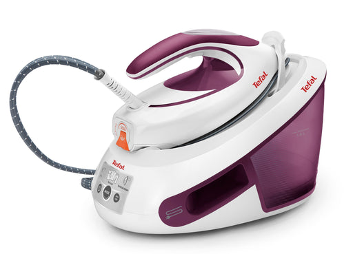 EAN 3121040069509 - Tefal Express Anti-Calc SV8054 2800 W 1,8 L Suela de Durilium Púrpura, Blanco imagen 1