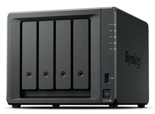 EAN 4711174726004 - Synology DiskStation DS925+ servidor de almacenamiento NAS Ryzen Embedded V1500B 4 GB DDR4 0 TB Negro imagen 1