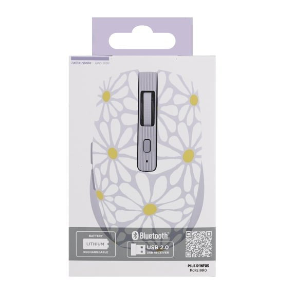 EAN 3303170118009 - T'nB MWXFLOWER ratón mano derecha Bluetooth + USB Type-A 1600 DPI imagen 5