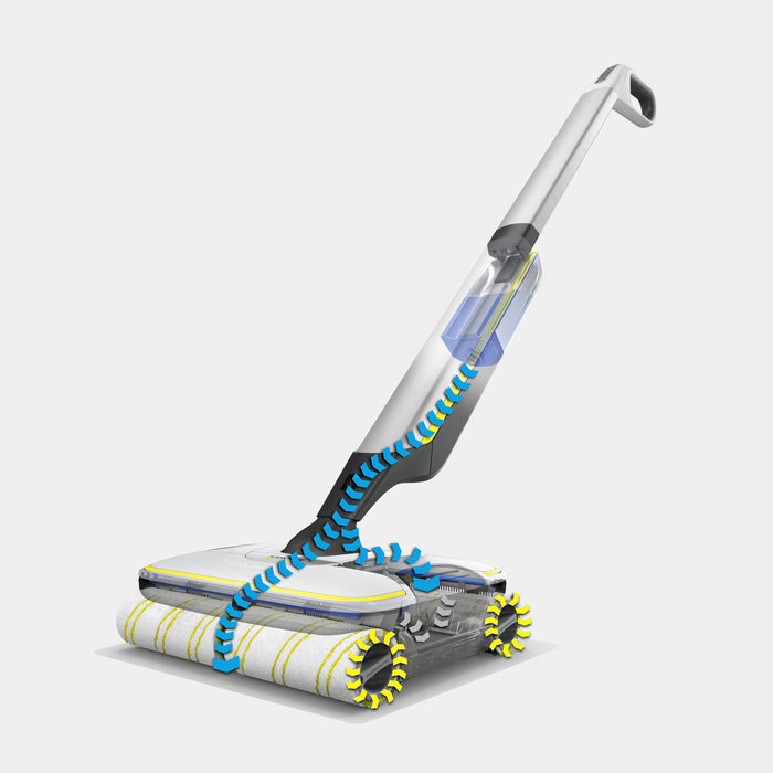 EAN 4054278975184 - Kärcher FC 7 CORDLESS Escoba eléctrica Batería Seca y húmeda Sin bolsa Negro, Blanco, Amarillo 2,85 Ah imagen 10
