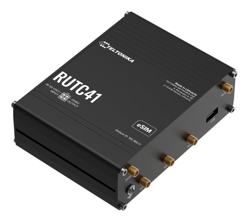 EAN 4779051846368 - Teltonika RUTC41 router inalámbrico Gigabit Ethernet Doble banda (2,4 GHz / 5 GHz) 5G Negro imagen 2