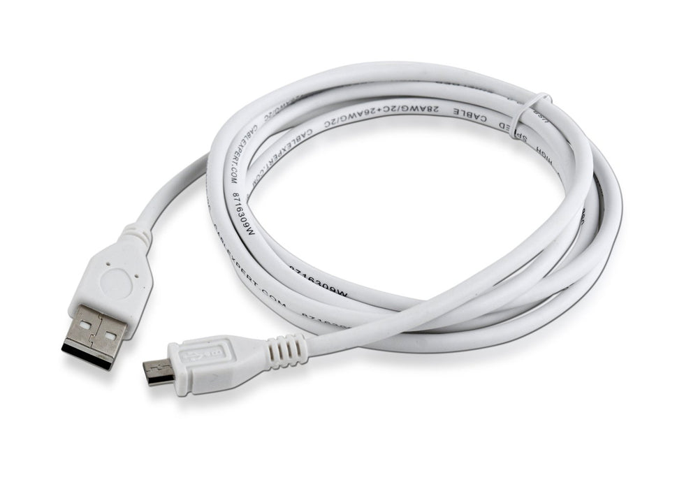 EAN 8716309098274 - Cablexpert CCP-MUSB2-AMBM-6-W cable USB USB 2.0 1,8 m USB A Micro-USB B Blanco imagen 3