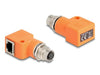 EAN 4043619606689 - DeLOCK 60668 cambiador de género para cable M12 RJ45 Naranja imagen 1