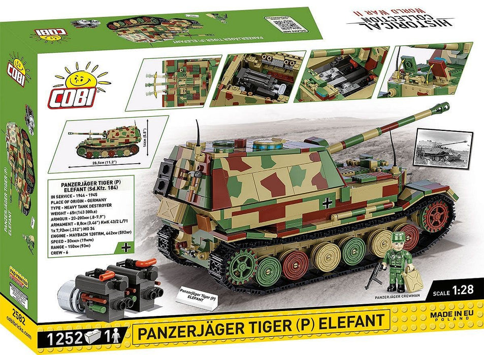EAN 5902251025823 - COBI Panzerjäger Tiger (P) Elefant imagen 13