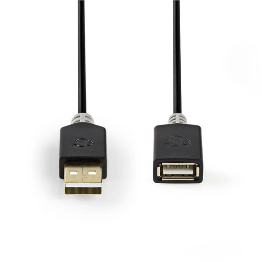 EAN 5412810263448 - Nedis CCBW60010AT20 cable USB USB 2.0 2 m USB A 0,48 Gbit/s Antracita imagen 2