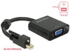 EAN 4043619626410 - DeLOCK 62641 adaptador de cable de vídeo 0,25 m Mini DisplayPort VGA (D-Sub) Negro imagen 1