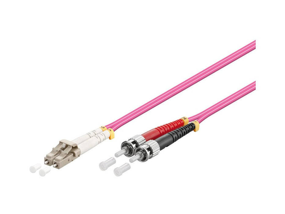 EAN 4014619541041 - Alcasa LW-8005LT4 Cable de fibra óptica e InfiniBand 0,5 m LC ST Violeta imagen 1