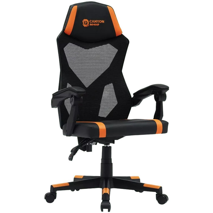 EAN 5291485016913 - Canyon Flow MCH01 Butaca para jugar Asiento duro Negro, Naranja imagen 2