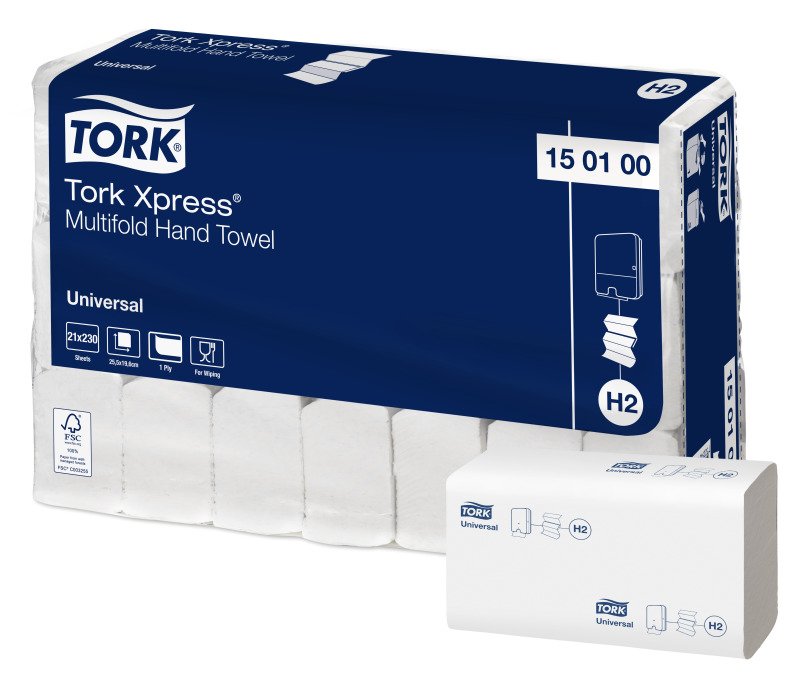 EAN 7322540934960 - Tork 150100 toalla de papel 230 hojas Blanco imagen 1